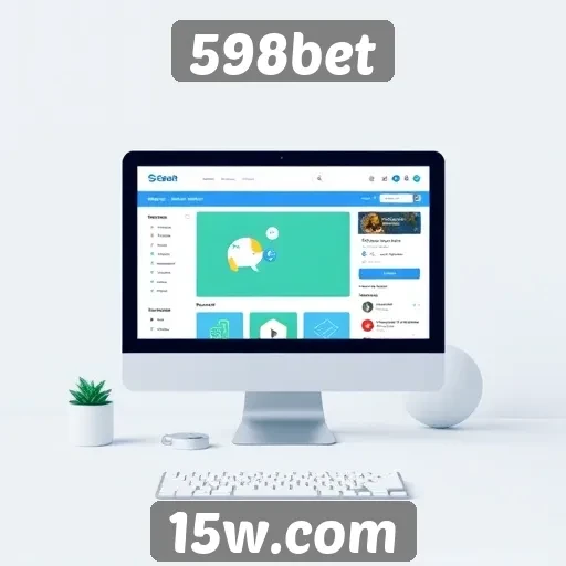 Interface e experiência do usuário no 598bet